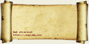 Elena Joksić vizit kartica